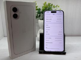 iPhone 16 plus -256gb baltas su garantija