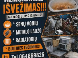 Nemokamai Išvežame Buitinę Techniką!vonias!metalą