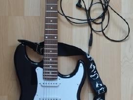 Elektrinė gitara su stiprintuvu 140€