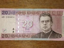 Lietuvos 20 litu banknotas