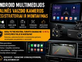 Android multimedijos navigacijos ir montavimas