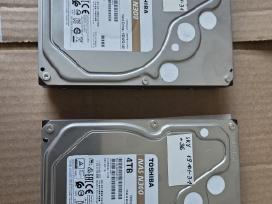 2x Toshiba N300 4tb Nas HDD + serverio dėklas