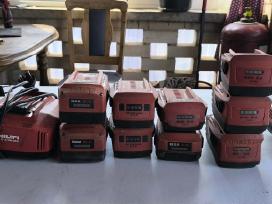 Hilti baterijos ir pakrovėjai