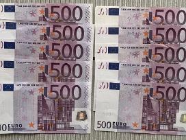 500 eurų banknotai