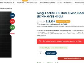 Saulės moduliai Longi 475w