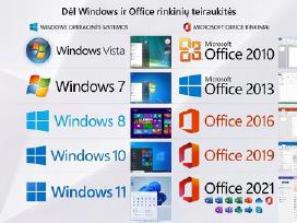 Windows 10/11 pro/office 21/24 pro plus CD raktai