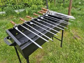 Nauja šašlykinė 33x80 aukštis 80cm mangalas