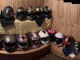 Salmai Agv, Hjc, Nolan ir kt.