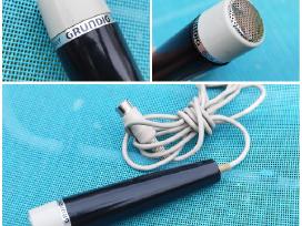 Grundig mikrofonas vokiškas dinaminis vintažinis
