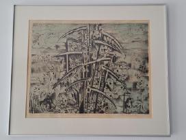 Irena Kačenauskaitė „vasara“ (litografija) 1977m.