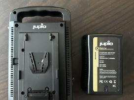 Jupio V-mount baterija 190wh (14.4v) + kroviklis