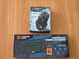 Canyon mechaninė klaviatūra Tkl Gk-50 su pele komp