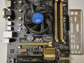 Asus B85m-e motininė ir procesorius
