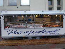 Parduodame pilnai paruoštą mobilią žuvies prekybos