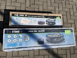 Baseinas su stogu ir filtru Exit Stone 300x76cm