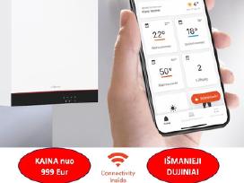 Dujiniai katilai Rekuperatoriai Šilumos siurbliai
