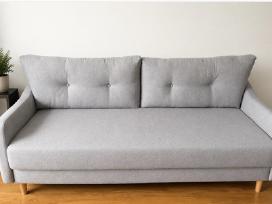 Skandinavisko minimalistinio stiliaus sofa lova