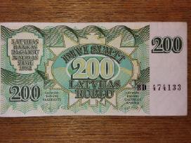 Latvijos 200 rublių banknotas