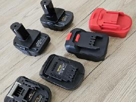 Makita Dewalt Milwauke Ryobi Parkside adapteriai