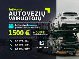 Darbas autovežio vairuotojams(-joms)