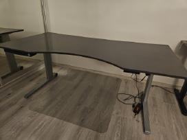 Didelis pakeliamas elektrinis stalas 180x90cm