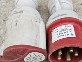 Trifazis kištukas ir lizdas 240-415v, 32a 5p