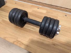 12.5kg reguliuojamas hantelis