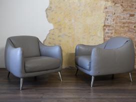 Odiniai foteliai Natuzzi Platea