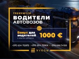 Работа для водителей автовозов Каунас / darbas