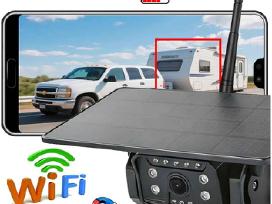 Magnetinė WiFi galinio vaizdo kamera (įkraunama)