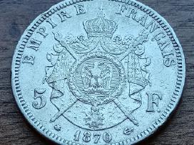 Prancūzijos 5 frankai 1870 m., Napoleonas III