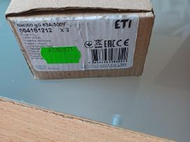 Saugiklis Eti 63a Nh000 ir kiti priedai