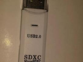Usb 2.0 Mikro Sd + CD/cdhc kortelių skaitytuvas
