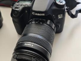Canon EOS 70d Dslr fotoaparatas + Ef-s 18-135mm
