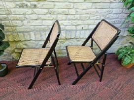 Vintažinės mid century sulankstomos kėdės