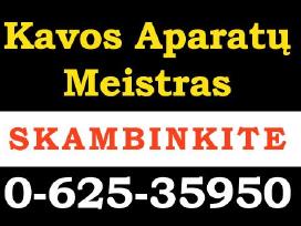 Kavos aparatų remontas Be Tarpininkų 100% ®