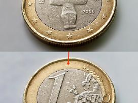 Retos euro monetos iš apyvartos.