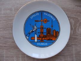 Jiesia pakabinama lėkštė "Vilnius ,"