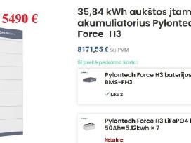Aukštos įtampos akumuliatorius Pylontech Force-h3