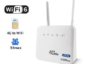 Modemas Routeris 4G su WiFi ir Lan