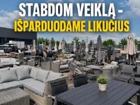 Lauko baldai už savikainą (Likučiai) - nuo 76 Eur!
