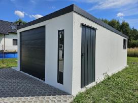 Garažas Moduliniai tinkuoti garažai