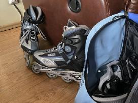 Riedučiai Hy Skate 45 dydis su apsaugom ir krepšiu