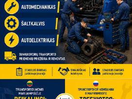 Reikalingas šaltkalvis / Требуется автомеханик