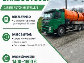 Ieškome vairuotojo darbui automagistralėje