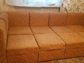Modulinė sofa iš foteliukų-daiktadėžių
