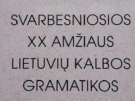 Svarbesniosios XX amžiaus lietuvių kalb gramatikos