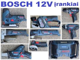 Bosch 12v įrankiai 10 modelių