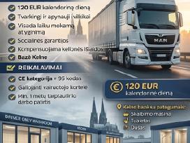 Darbas vairuotojams Vokietijoje