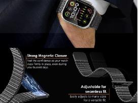 Apple watch 4, 5, 6, 7 apyrankės 38-41, 42-45-49